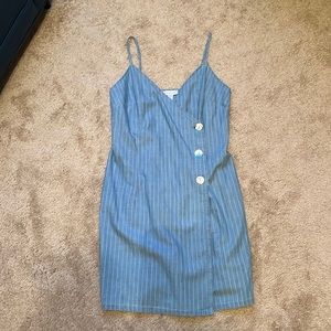 Topshop mini denim dress